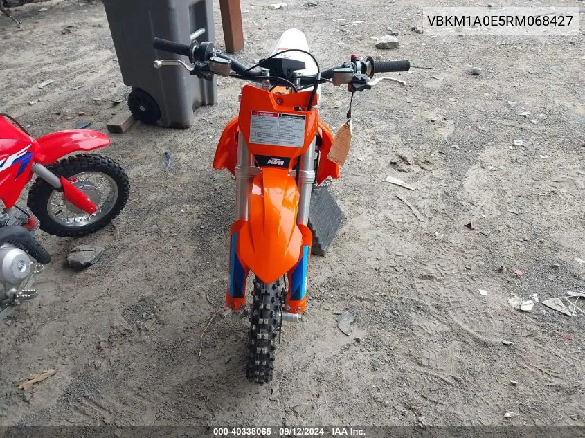 2024 Ktm Sx-E 5 VIN: VBKM1A0E5RM068427 Lot: 40338065