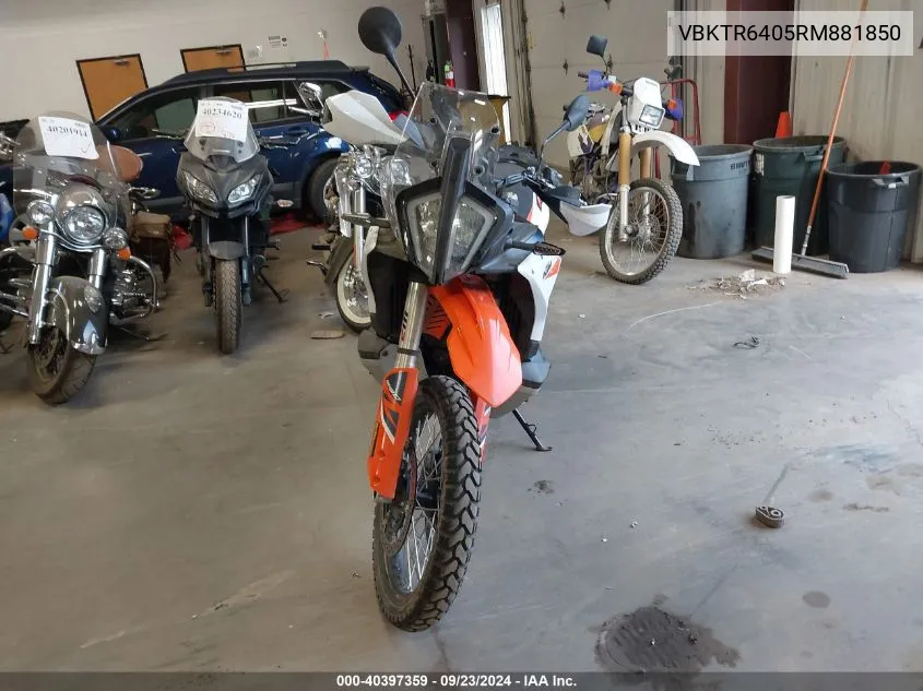 2024 Ktm 890 Adventure R VIN: VBKTR6405RM881850 Lot: 40397359