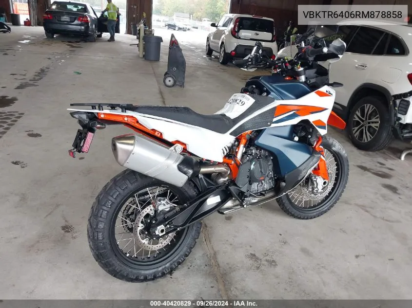 2024 Ktm 890 Adventure R VIN: VBKTR6406RM878858 Lot: 40420829