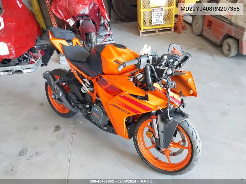 MD2JYJ408RN207355 2024 Ktm 390 Rc