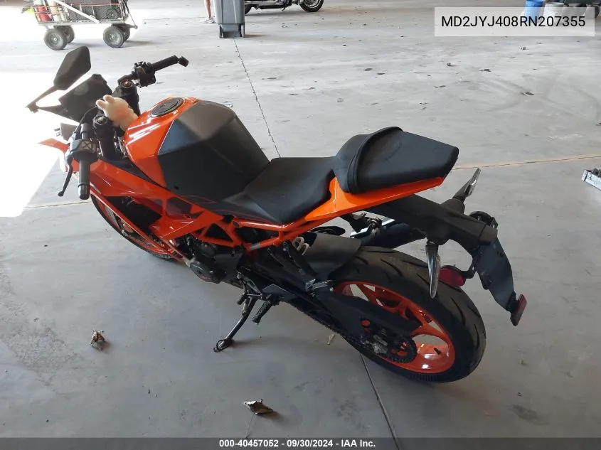 MD2JYJ408RN207355 2024 Ktm 390 Rc