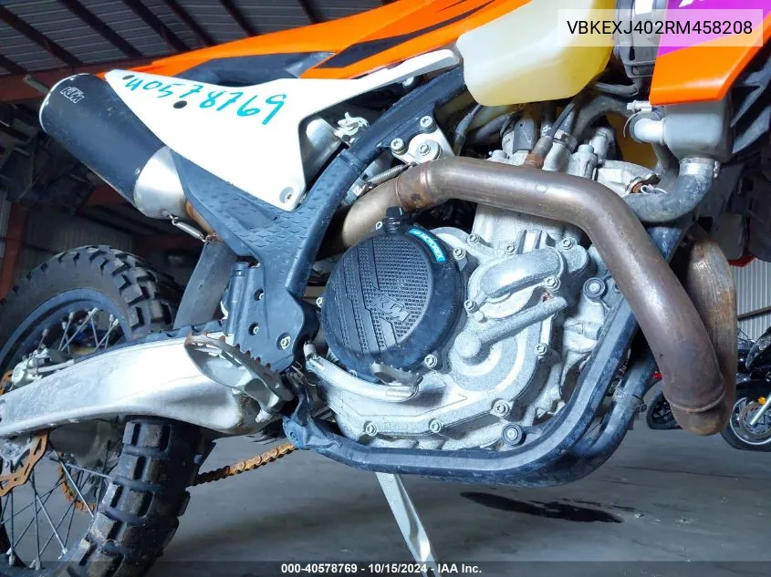 2024 Ktm 500 Exc-F/Xw-F/Exc-F Six Days VIN: VBKEXJ402RM458208 Lot: 40578769