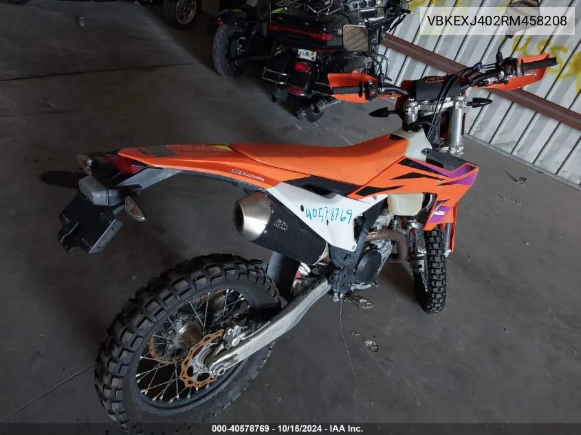 2024 Ktm 500 Exc-F/Xw-F/Exc-F Six Days VIN: VBKEXJ402RM458208 Lot: 40578769