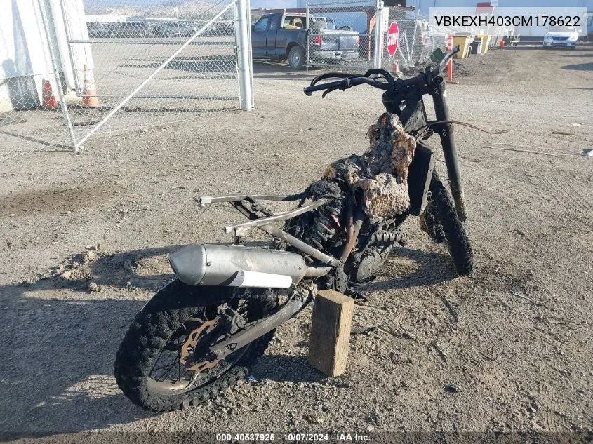 2012 Ktm 250 Exc-F VIN: VBKEXH403CM178622 Lot: 40537925