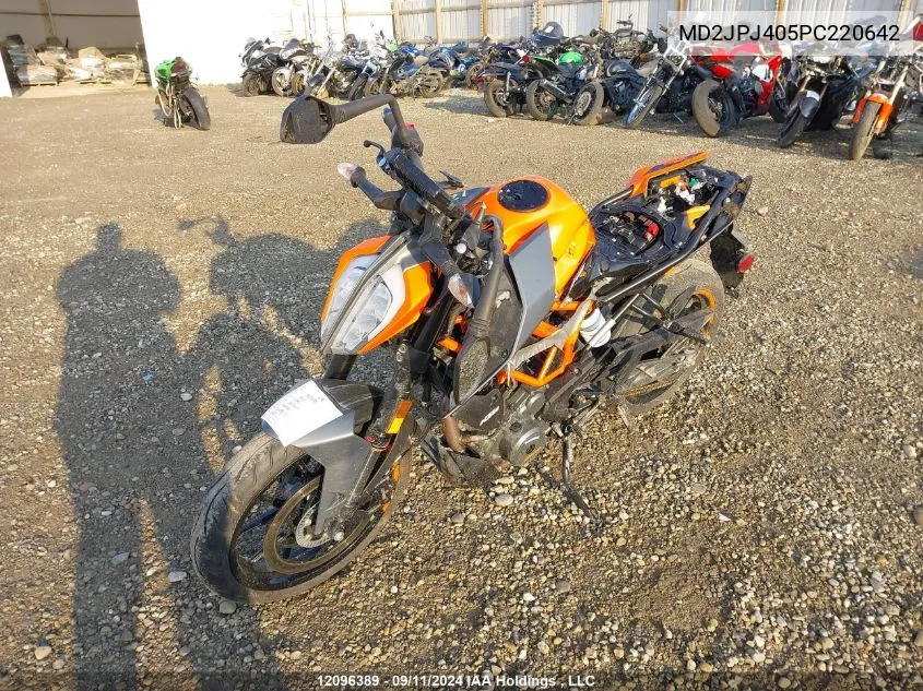 2023 Ktm 390 Duke VIN: MD2JPJ405PC220642 Lot: 12096389