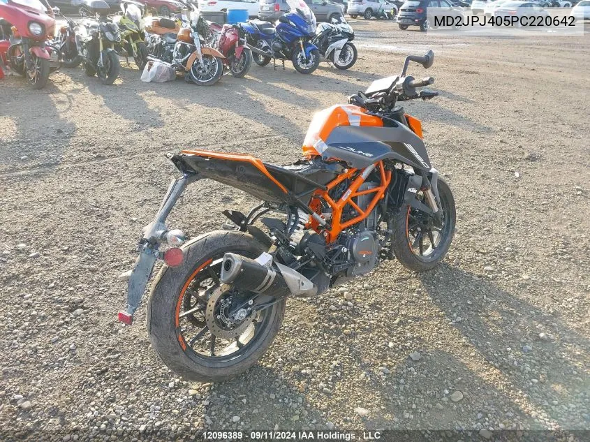 2023 Ktm 390 Duke VIN: MD2JPJ405PC220642 Lot: 12096389