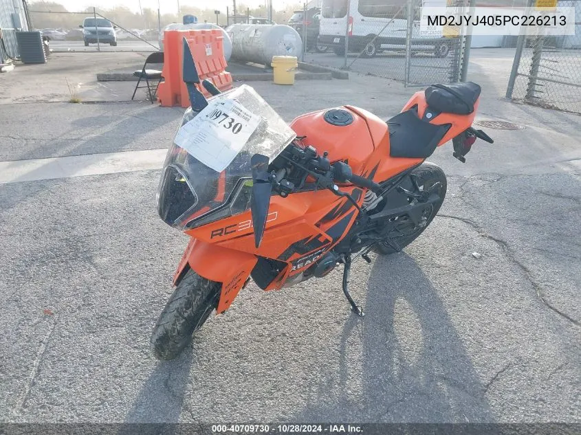 2023 Ktm 390 Rc VIN: MD2JYJ405PC226213 Lot: 40709730