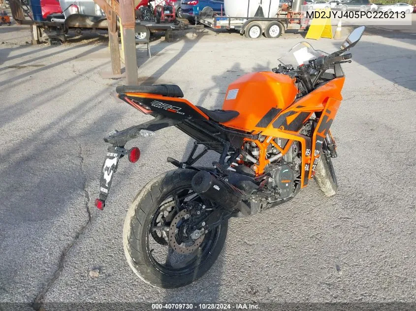 2023 Ktm 390 Rc VIN: MD2JYJ405PC226213 Lot: 40709730