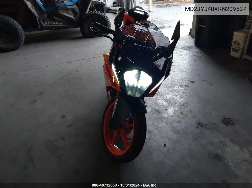 2024 Ktm 390 Rc VIN: MD2JYJ40XRN209527 Lot: 40732050