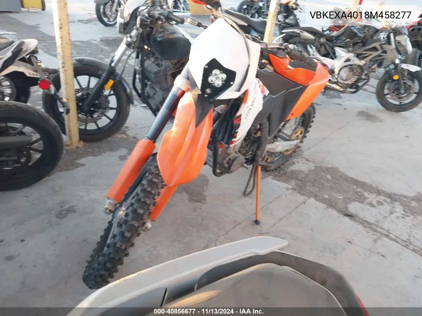 2008 Ktm 450 Exc Racing VIN: VBKEXA4018M458277 Lot: 40856677