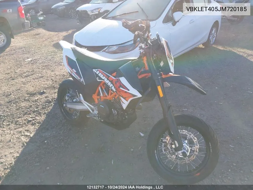 2018 Ktm 690 Enduro R VIN: VBKLET405JM720185 Lot: 12132717