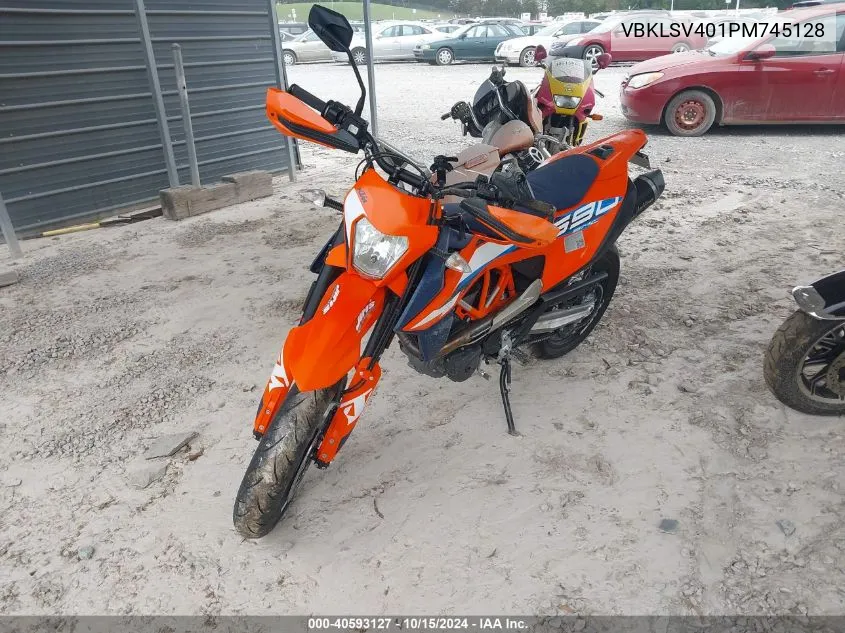 2023 Ktm 690 Smc R VIN: VBKLSV401PM745128 Lot: 40593127