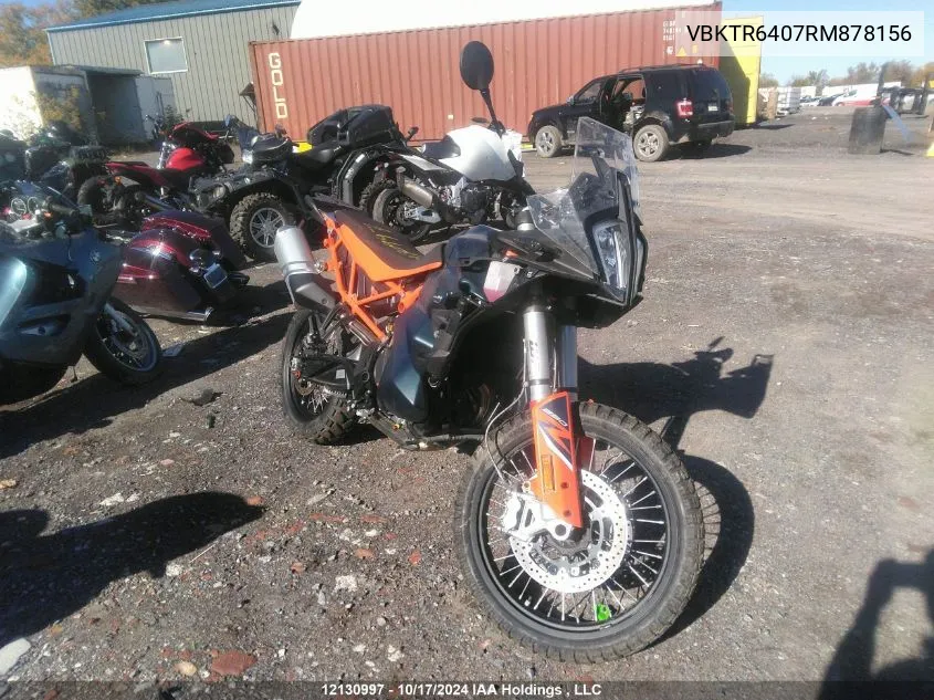 2024 Ktm 890 Adventure R VIN: VBKTR6407RM878156 Lot: 12130997