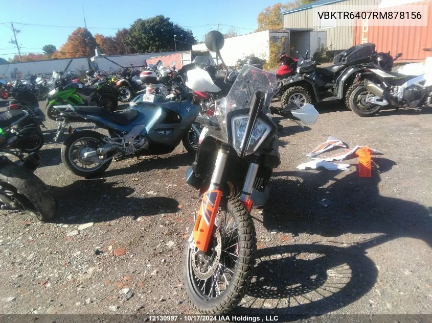 2024 Ktm 890 Adventure R VIN: VBKTR6407RM878156 Lot: 12130997