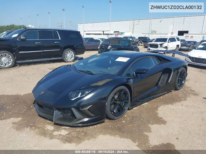 2012 Lamborghini Aventador Lp700-4 VIN: ZHWUC1ZD2CLA00132 Lot: 40356116