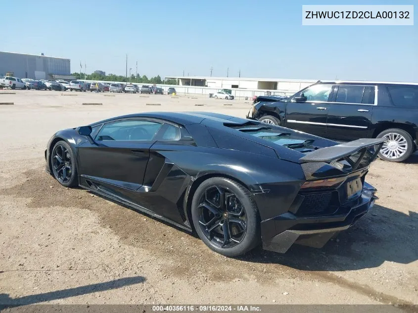 2012 Lamborghini Aventador Lp700-4 VIN: ZHWUC1ZD2CLA00132 Lot: 40356116