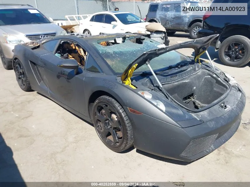 2004 Lamborghini Gallardo VIN: ZHWGU11M14LA00923 Lot: 40252859