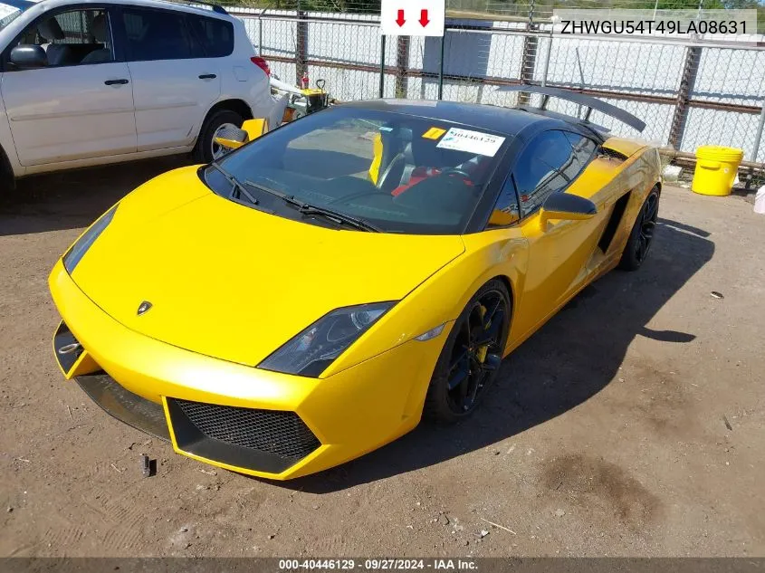 ZHWGU54T49LA08631 2009 Lamborghini Gallardo Lp560-4