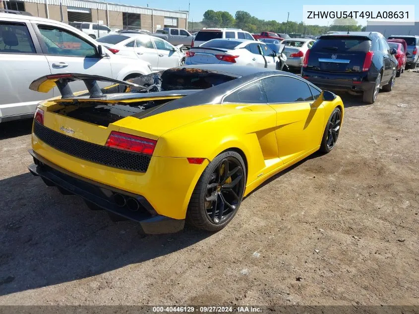 2009 Lamborghini Gallardo Lp560-4 VIN: ZHWGU54T49LA08631 Lot: 40446129