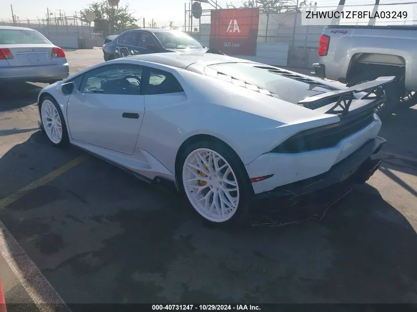 ZHWUC1ZF8FLA03249 2015 Lamborghini Huracan Lp610-4