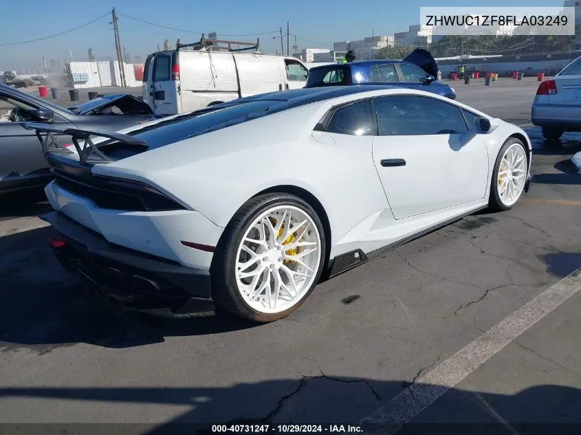 ZHWUC1ZF8FLA03249 2015 Lamborghini Huracan Lp610-4