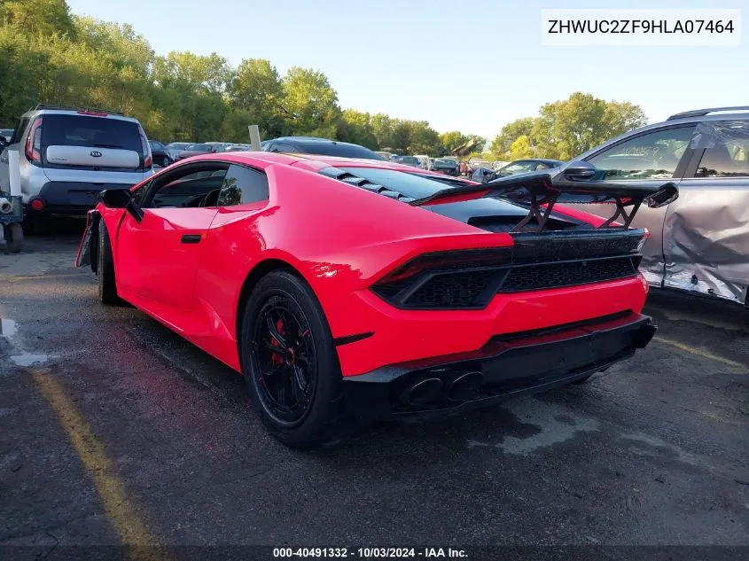 ZHWUC2ZF9HLA07464 2017 Lamborghini Huracan Lp580-2