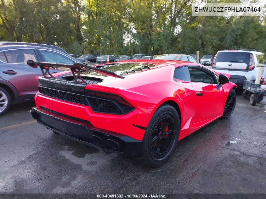 2017 Lamborghini Huracan Lp580-2 VIN: ZHWUC2ZF9HLA07464 Lot: 40491332