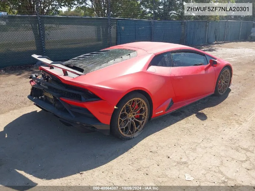 ZHWUF5ZF7NLA20301 2022 Lamborghini Huracan Evo Rwd