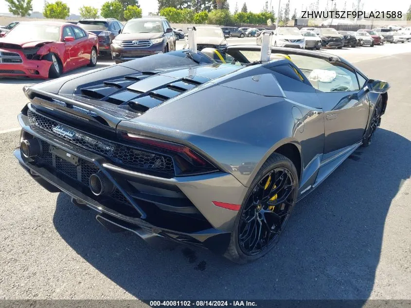 ZHWUT5ZF9PLA21588 2023 Lamborghini Huracan Evo Spyder Rwd