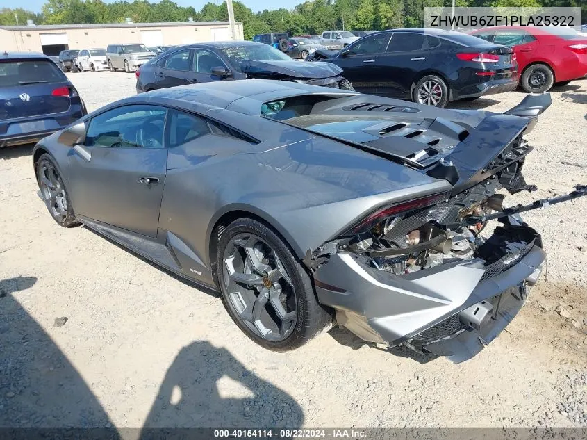 2023 Lamborghini Huracan Tecnica Coupe VIN: ZHWUB6ZF1PLA25322 Lot: 40154114