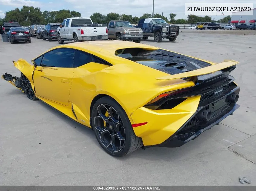 2023 Lamborghini Huracan Tecnica VIN: ZHWUB6ZFXPLA23620 Lot: 40299367