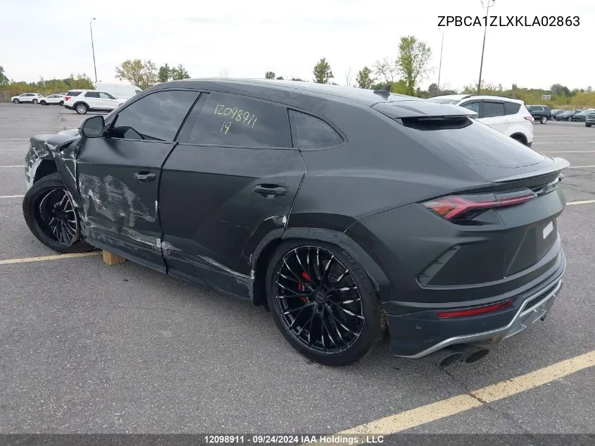 ZPBCA1ZLXKLA02863 2019 Lamborghini Urus