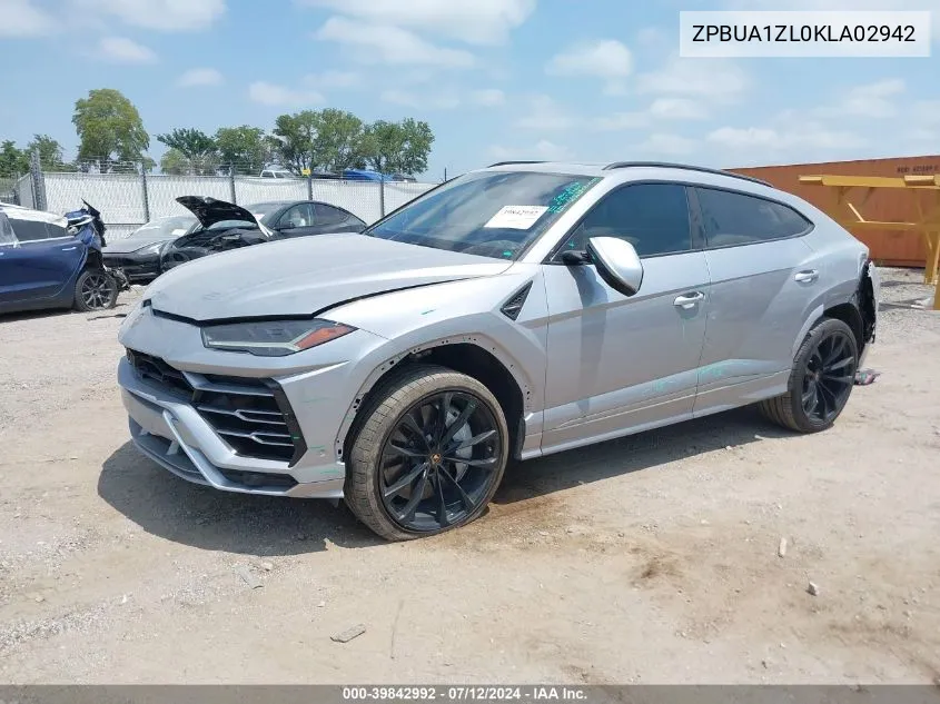 ZPBUA1ZL0KLA02942 2019 Lamborghini Urus