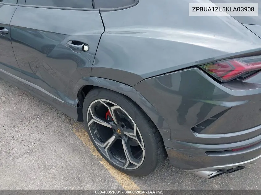 2019 Lamborghini Urus VIN: ZPBUA1ZL5KLA03908 Lot: 40051091