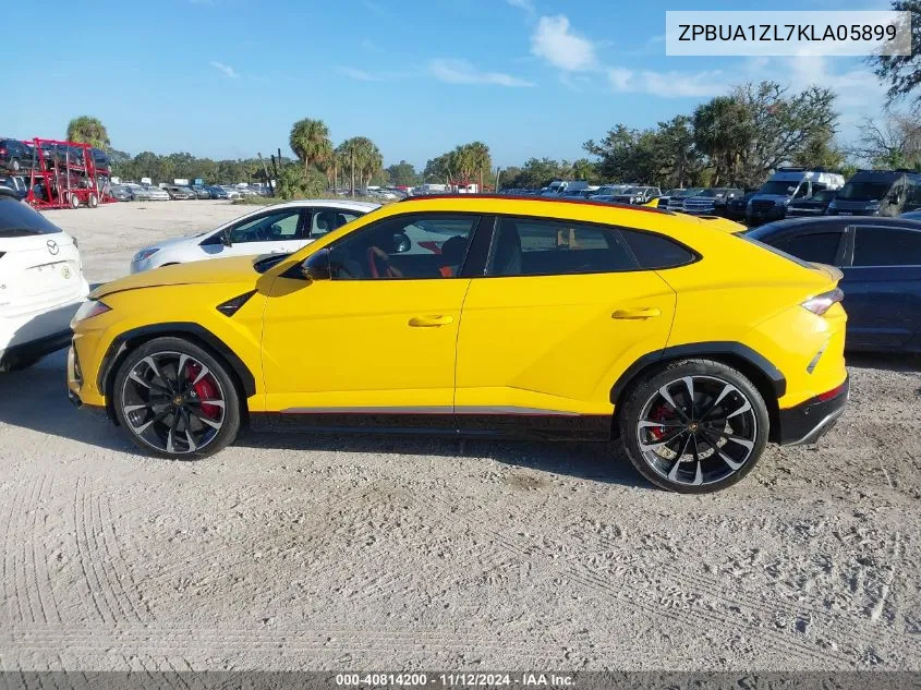 2019 Lamborghini Urus VIN: ZPBUA1ZL7KLA05899 Lot: 40814200