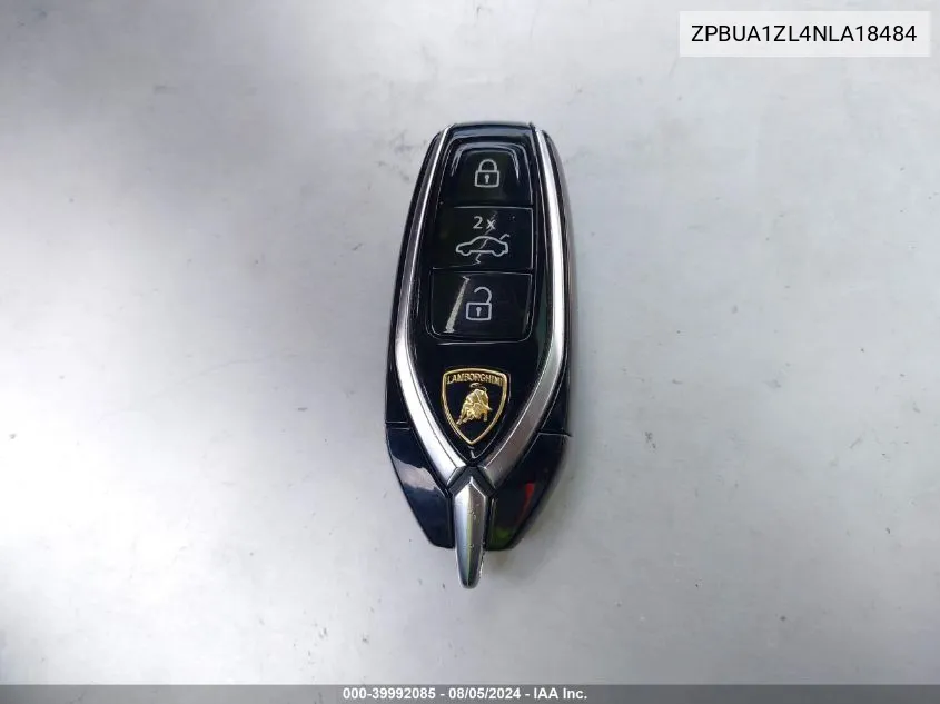 2022 Lamborghini Urus Graphite Capsule/Pearl Capsule VIN: ZPBUA1ZL4NLA18484 Lot: 39992085