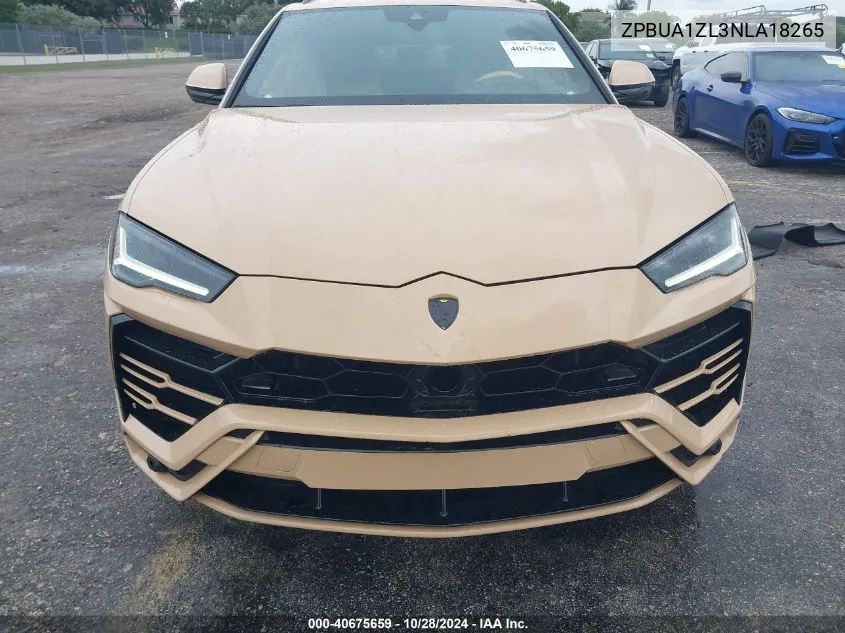 2022 Lamborghini Urus Graphite Capsule/Pearl Capsule VIN: ZPBUA1ZL3NLA18265 Lot: 40675659