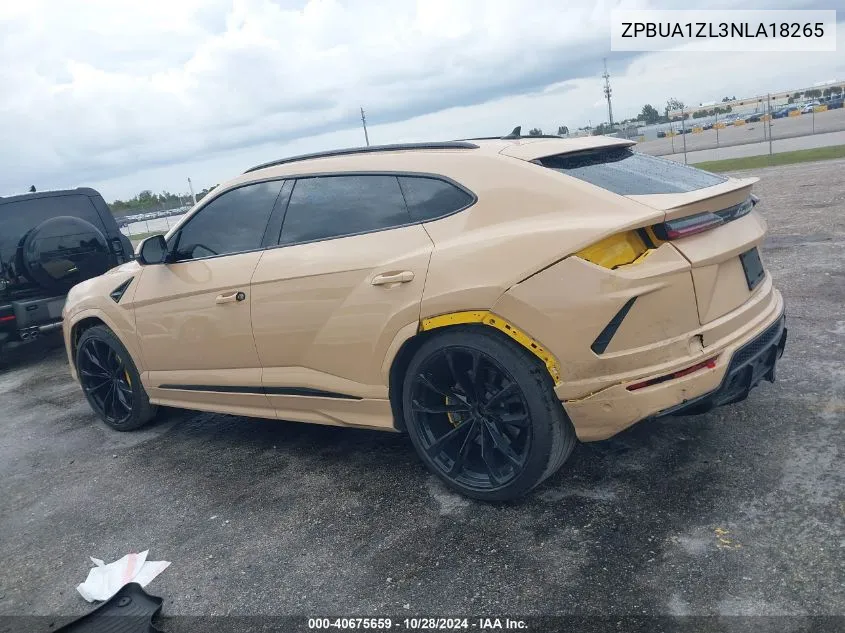 2022 Lamborghini Urus Graphite Capsule/Pearl Capsule VIN: ZPBUA1ZL3NLA18265 Lot: 40675659