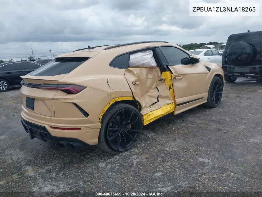 ZPBUA1ZL3NLA18265 2022 Lamborghini Urus Graphite Capsule/Pearl Capsule