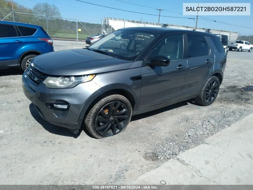 SALCT2BG2GH587221 2016 Land Rover Discovery Sport Hse Lux