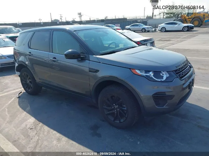 2016 Land Rover Discovery Sport Se VIN: SALCP2BG7GH608164 Lot: 40282518