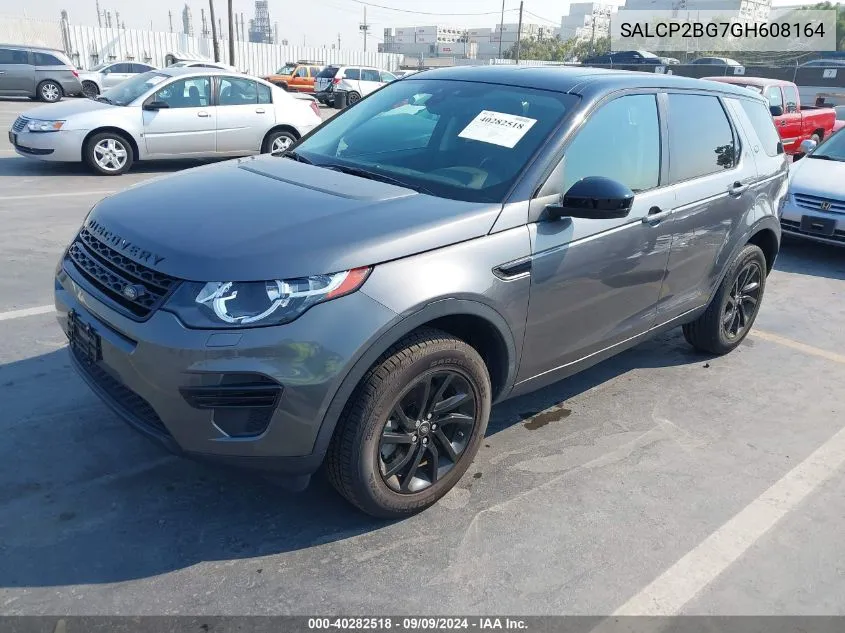 2016 Land Rover Discovery Sport Se VIN: SALCP2BG7GH608164 Lot: 40282518