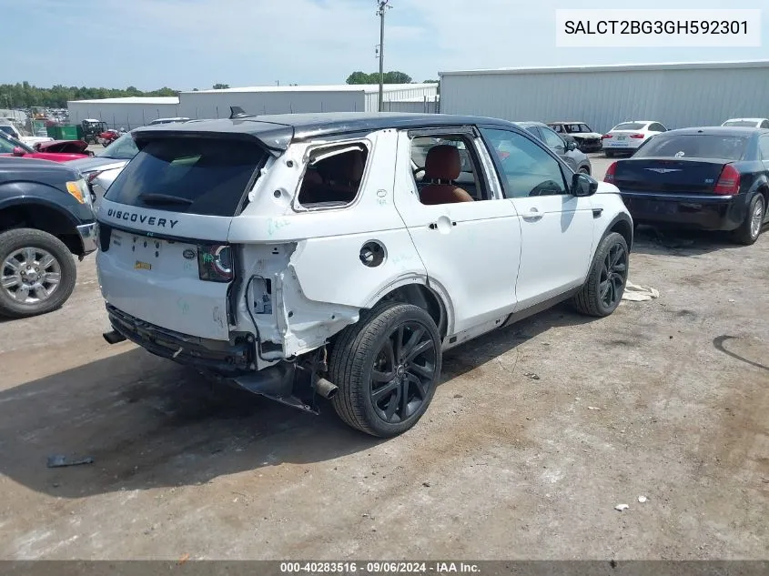 2016 Land Rover Discovery Sport Hse Lux VIN: SALCT2BG3GH592301 Lot: 40283516