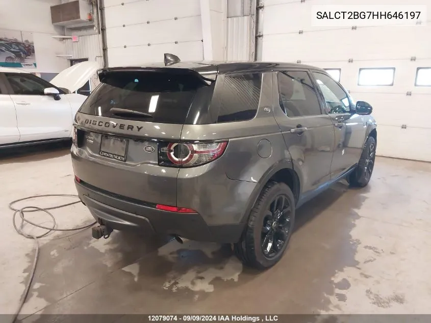 2017 Land Rover Discovery Sport VIN: SALCT2BG7HH646197 Lot: 12079074