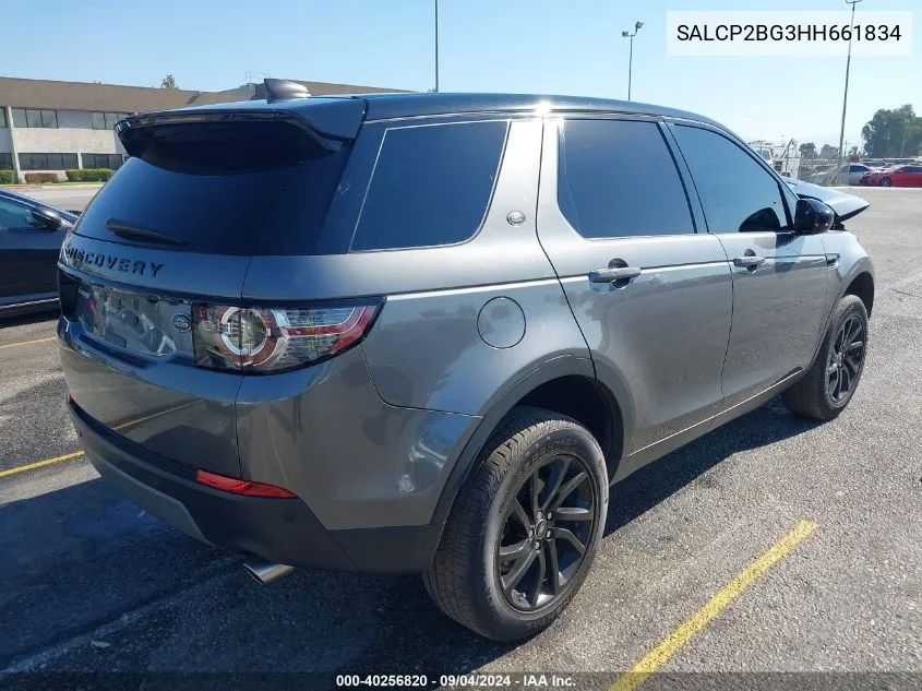 2017 Land Rover Discovery Sport Se VIN: SALCP2BG3HH661834 Lot: 40256820