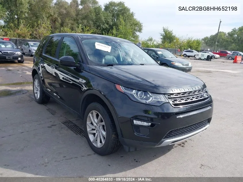 SALCR2BG8HH652198 2017 Land Rover Discovery Sport Hse