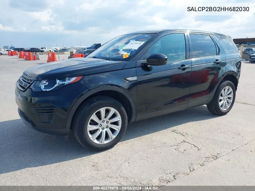 2017 Land Rover Discovery Sport Se VIN: SALCP2BG2HH682030 Lot: 40279978