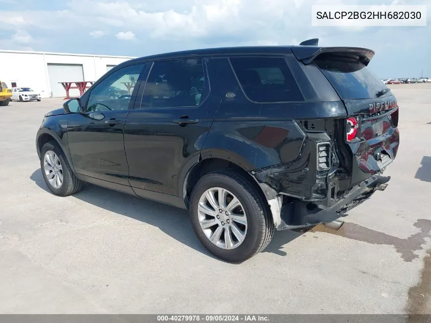 2017 Land Rover Discovery Sport Se VIN: SALCP2BG2HH682030 Lot: 40279978