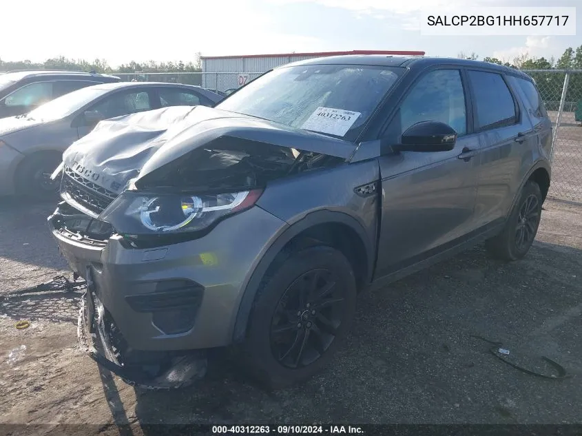 2017 Land Rover Discovery Sport Se VIN: SALCP2BG1HH657717 Lot: 40312263