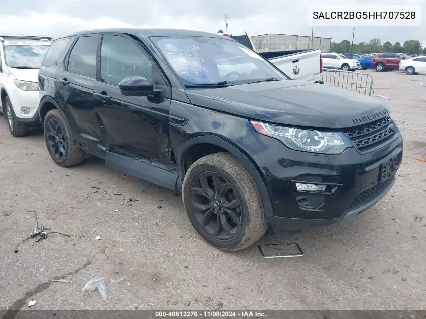 2017 Land Rover Discovery Sport Hse VIN: SALCR2BG5HH707528 Lot: 40812276